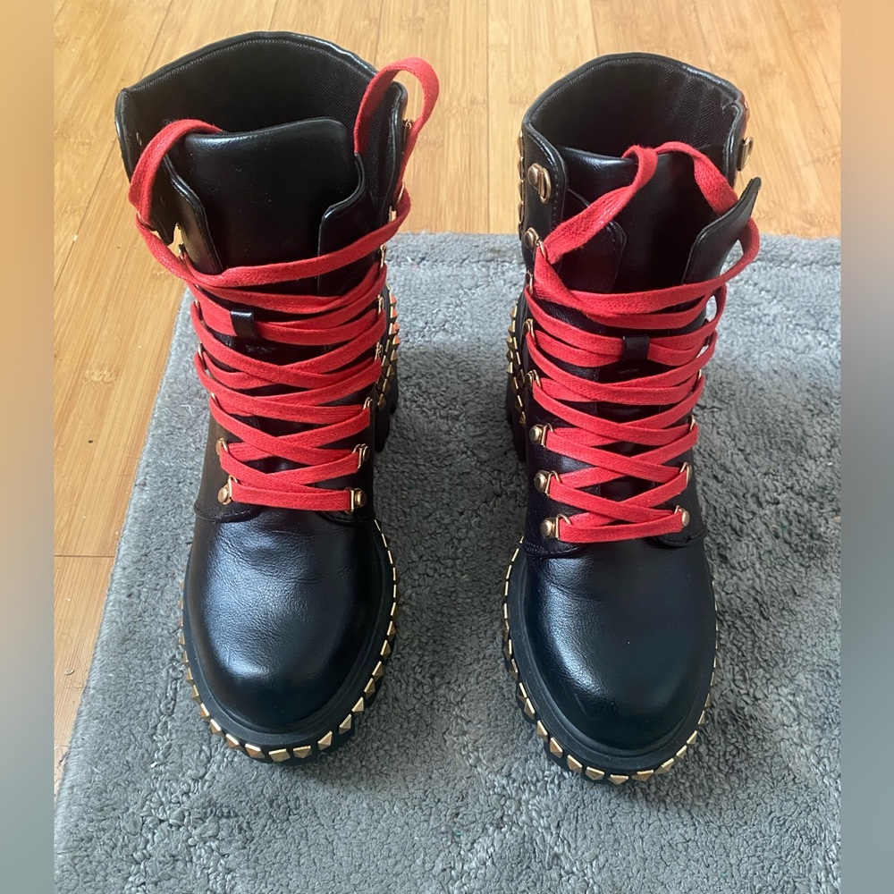 Cape Robbin black combat boots